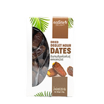 Dried dates from Nature's Delight, a healthy confectionery snack showing shiny, wrinkled dates in a close-up view.