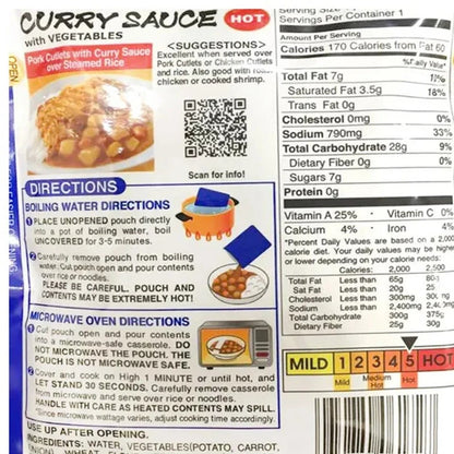 S & B Curry Sauce With Vegetable Ready Made Potatoes