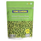 Tong Garden Salted Green Peas in 450g package, showing fresh, green peas with visible salt crystals in a clear container.