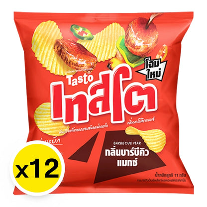Tasto Potato Chips Barbecue Max 11g x12