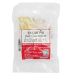 Makro Mixed Chinese Herbs Set 65g, dry grocery product featuring a variety of dried Chinese herbs in a clear container.