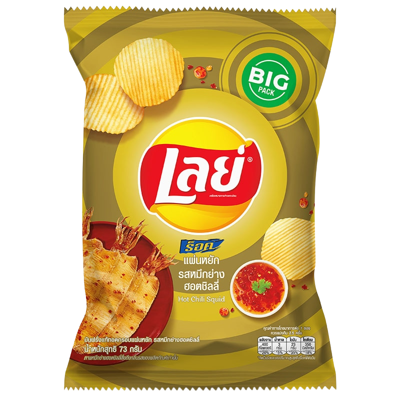Lay's Rock Hot Chili Squid Potato Chips