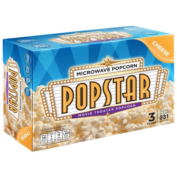 Popstar Popcorn Microwave Cheese