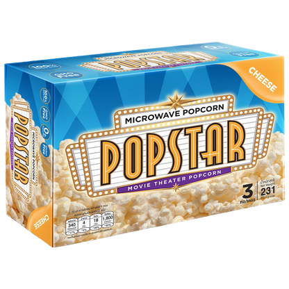 Popstar Popcorn Microwave Cheese
