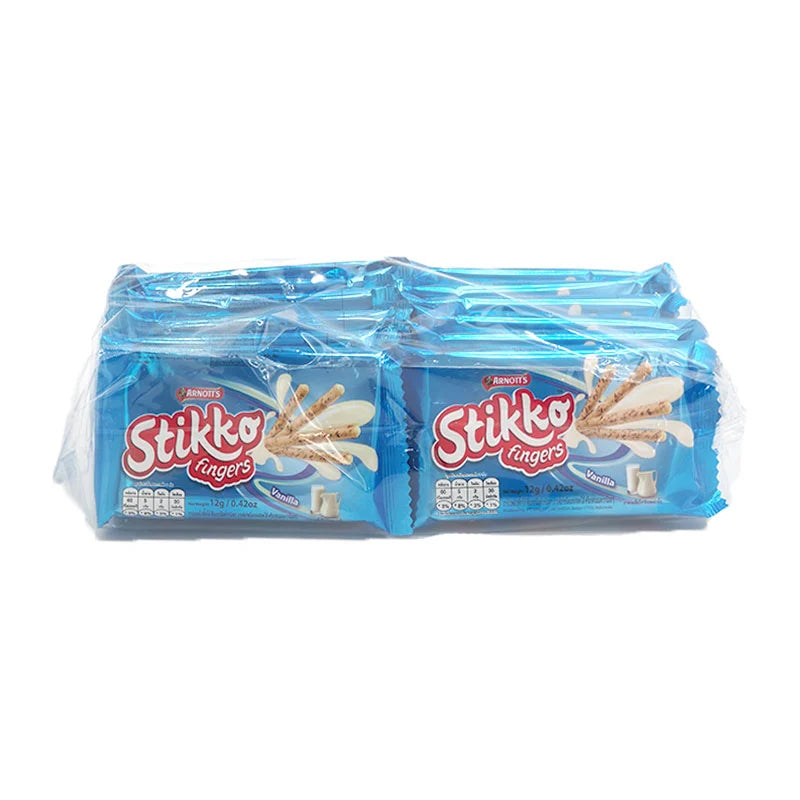 Arnotts Stikko Wafer Vanilla 12g x12