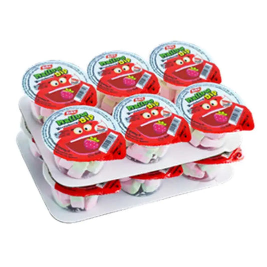 ERKO Mallow Dip With Jam Strawberry Marshmallow 12 Pcs 22g