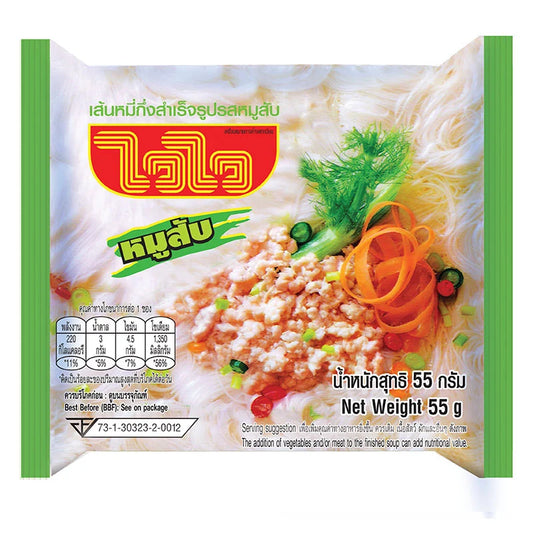 Waiwai Vermicelli Minced Pork 55g x30