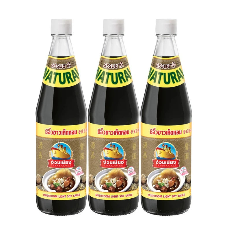 Nguan Chiang Mushroom Light Soy Sauce 700ml x3
