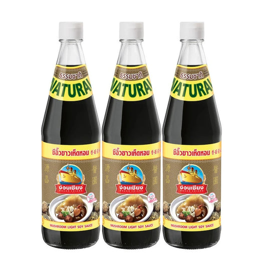 Nguan Chiang Mushroom Light Soy Sauce 700ml x3