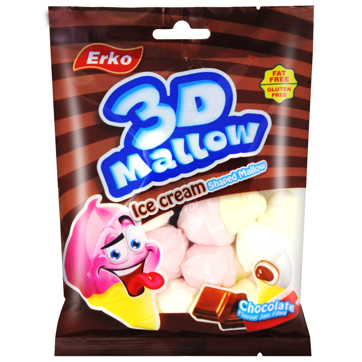 Erko 3d Ice Cream Jam Filled Chocolate Flavour
