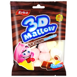 Erko 3D Ice Cream Jam Filled Chocolate Flavour confectionery snack showing the chocolate treat with jam filling and ice cream-inspired design.