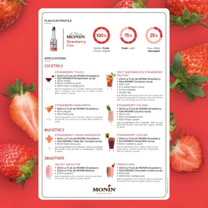 Monin Strawberry Fruitmix 1000ml