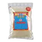No.1 Hand Brand white pepper powder in a 500g package for dry groceries, with a close-up of the white pepper granules.