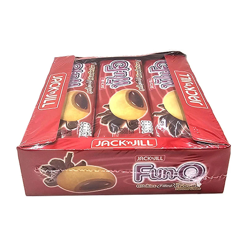 Fun-o Sandwich Cookies Filled With Chocolate Flavored Cream 25g