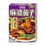 Marumiya Marbo Nasu No Moto 180g, Japanese dry grocery seasoning, close-up of the product packaging showing the label.
