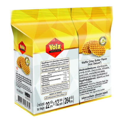 Voiz Waffle Crisp Butter 22g x12