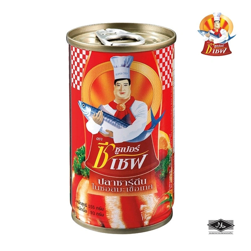 Super C Chef Sardines In Tomato Sauce 155g x60