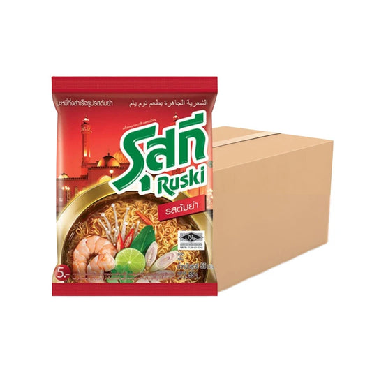 RUSKI Tom Yum Flavor Noodles Box Of 30 Packets