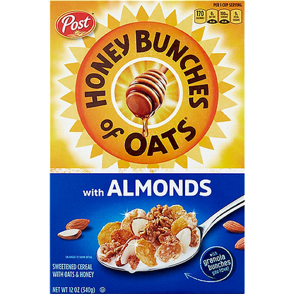 Post Honey Bunches Of Oats With Almonds Cereal