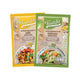 TASTIFIT Natural Seasoning Powder with chicken and vegetable flavors, 50g x 2 pack, no MSG, reduced sodium, in a clear container