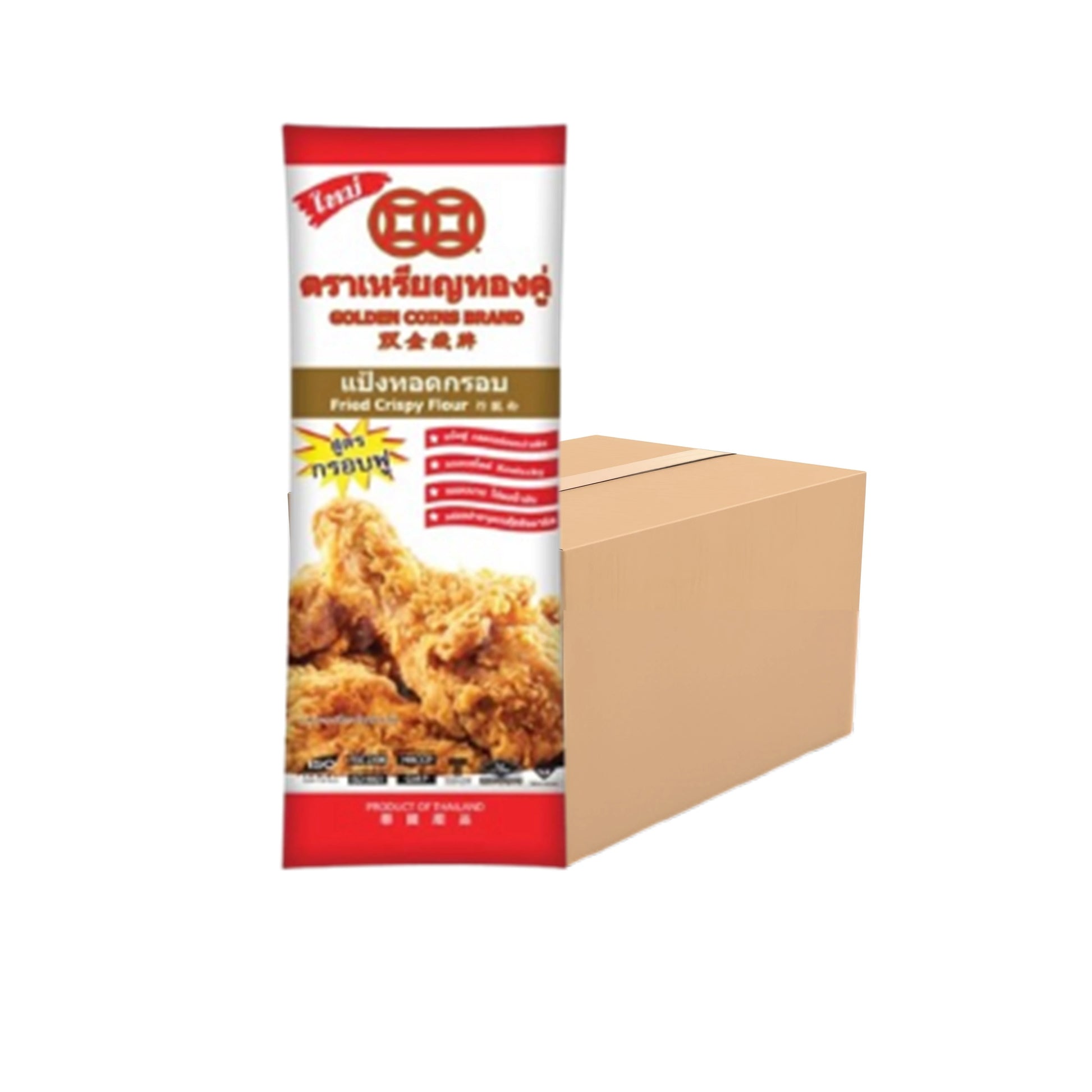 GOLDEN COINS Crispy Flour Crispy Fluffy 1kg x10