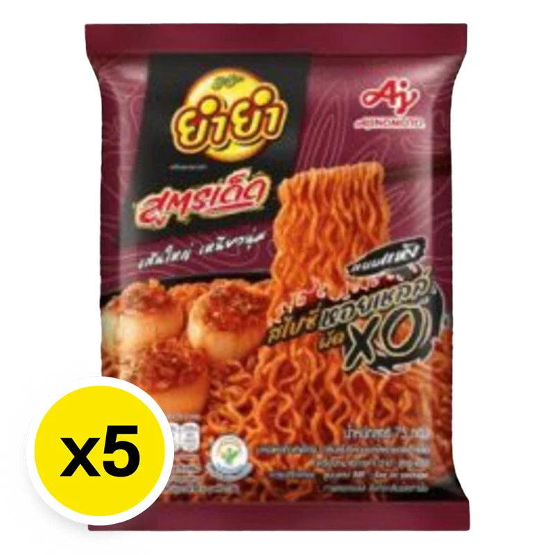 Yumyum Soodded Instant Dried Noodles Spicy Scallop XO 75g