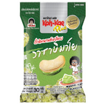 Koh-Kae Plus Cashew Nuts with Wasabi Mayo coating, a savory confectionery snack in a colorful package.