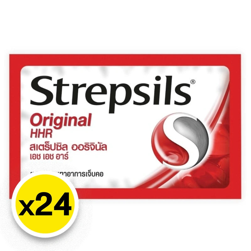 Strepsils Throat Lozenges Original HHR 8 Tablets x24
