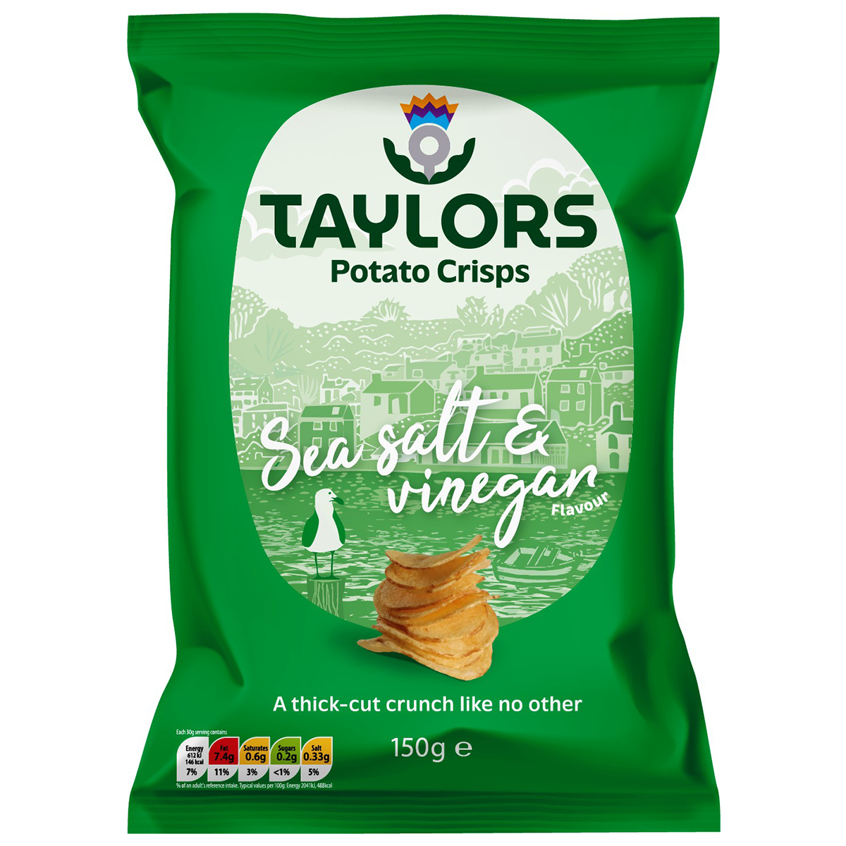 Taylors Sea Salt & Vinegar Flavour Potato Crisps