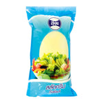 Sukhum Salad Cream 1kg container, dry grocery product with a white label and lid, displayed on a plain background.