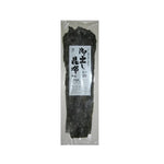 Daishu dried Odashi kombu kelp for side dishes and soup stock, showcasing thin, dark dried kelp strips in a package.