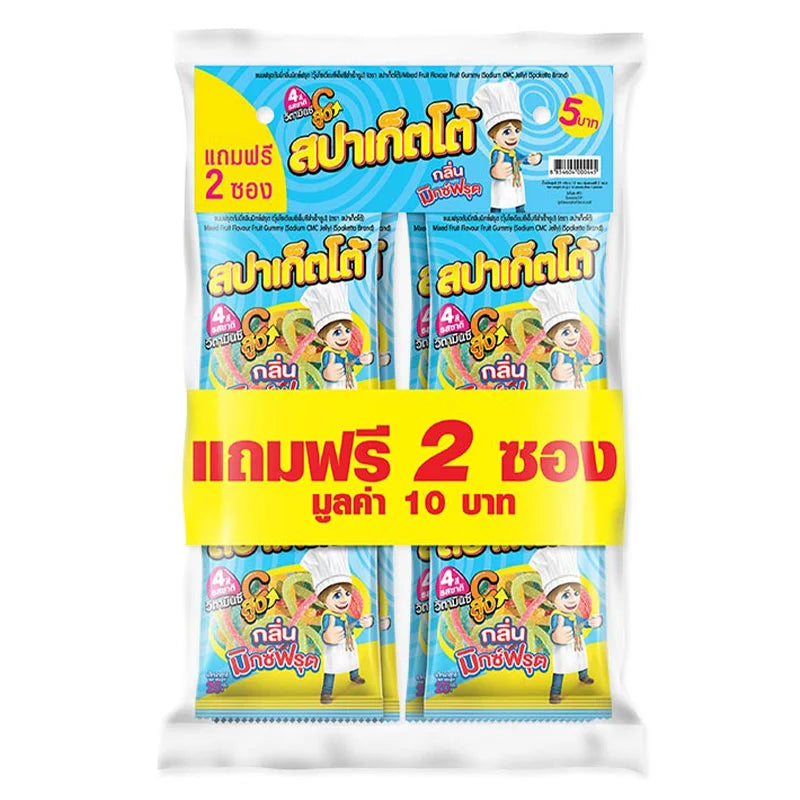 Spaketto Gummy Mixed Fruit 20g x12
