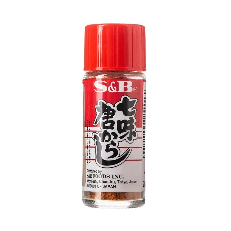S & B Shichimi Togarashi Assorted Chili Pepper Powder Bottles