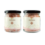 Zalt Himalayan pink salt with certificate, displayed in a clear container, highlighting its natural pink crystals for dry grocery use.