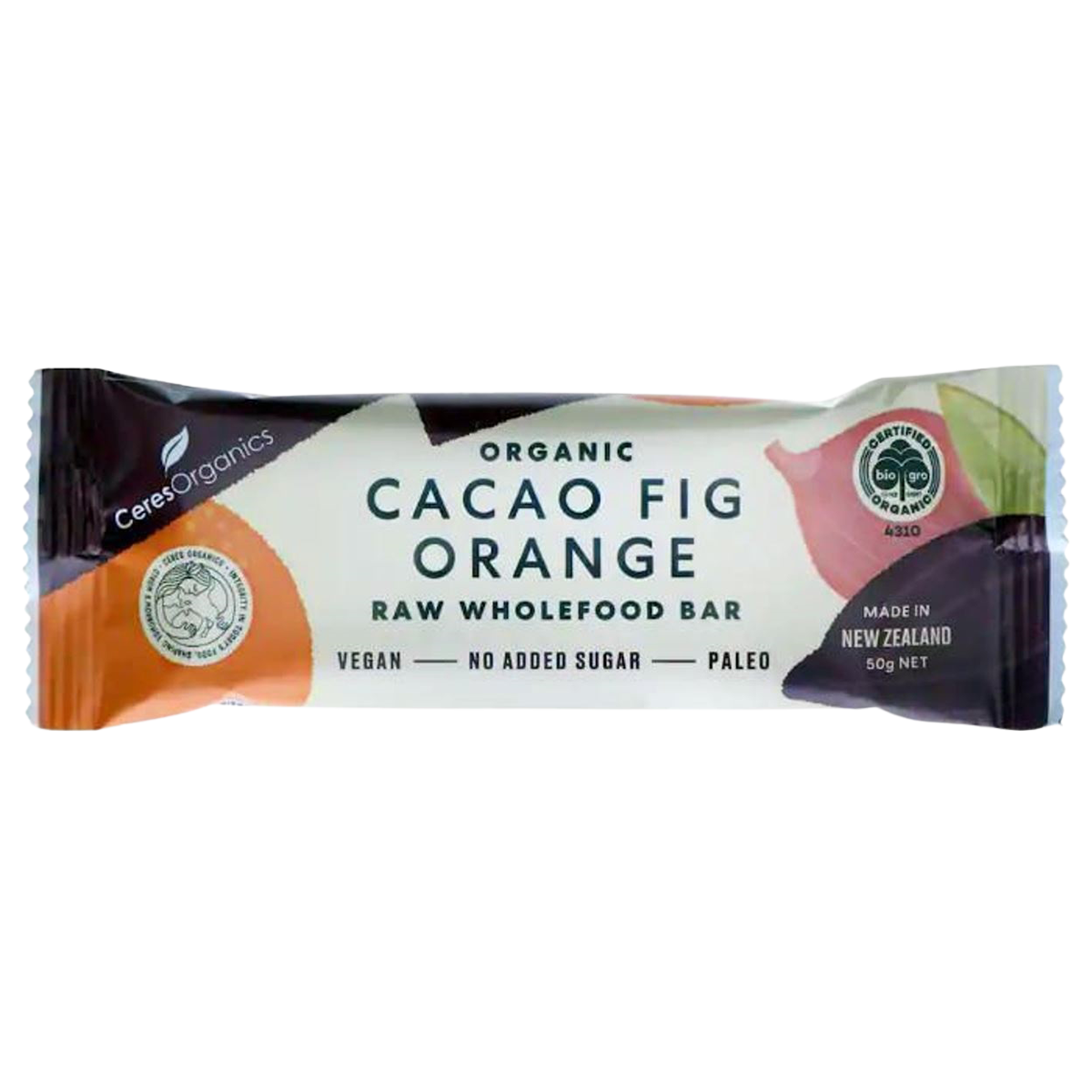 Ceres Organic Cacao Fig Orange Bar