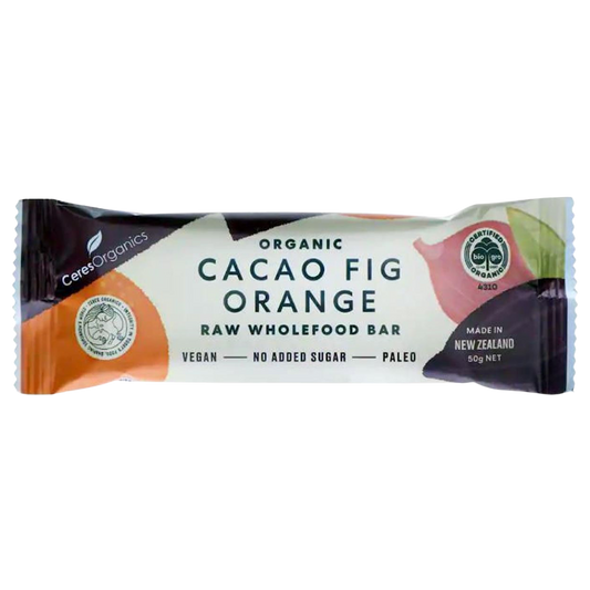 Ceres Organic Cacao Fig Orange Bar