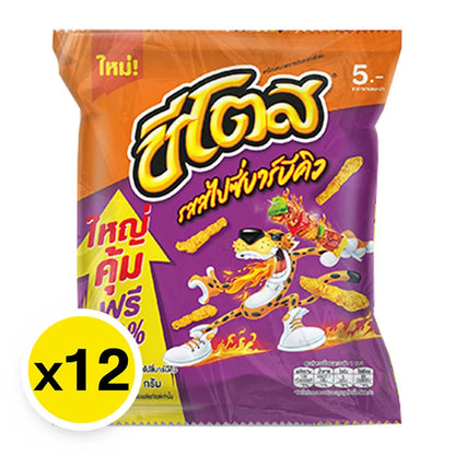 Cheetos Corn Snack Spicy Barbecue 18g x12