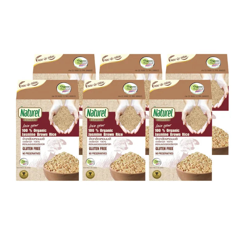 Naturel Organic Brown Rice Box Type Boxes 1kg x6