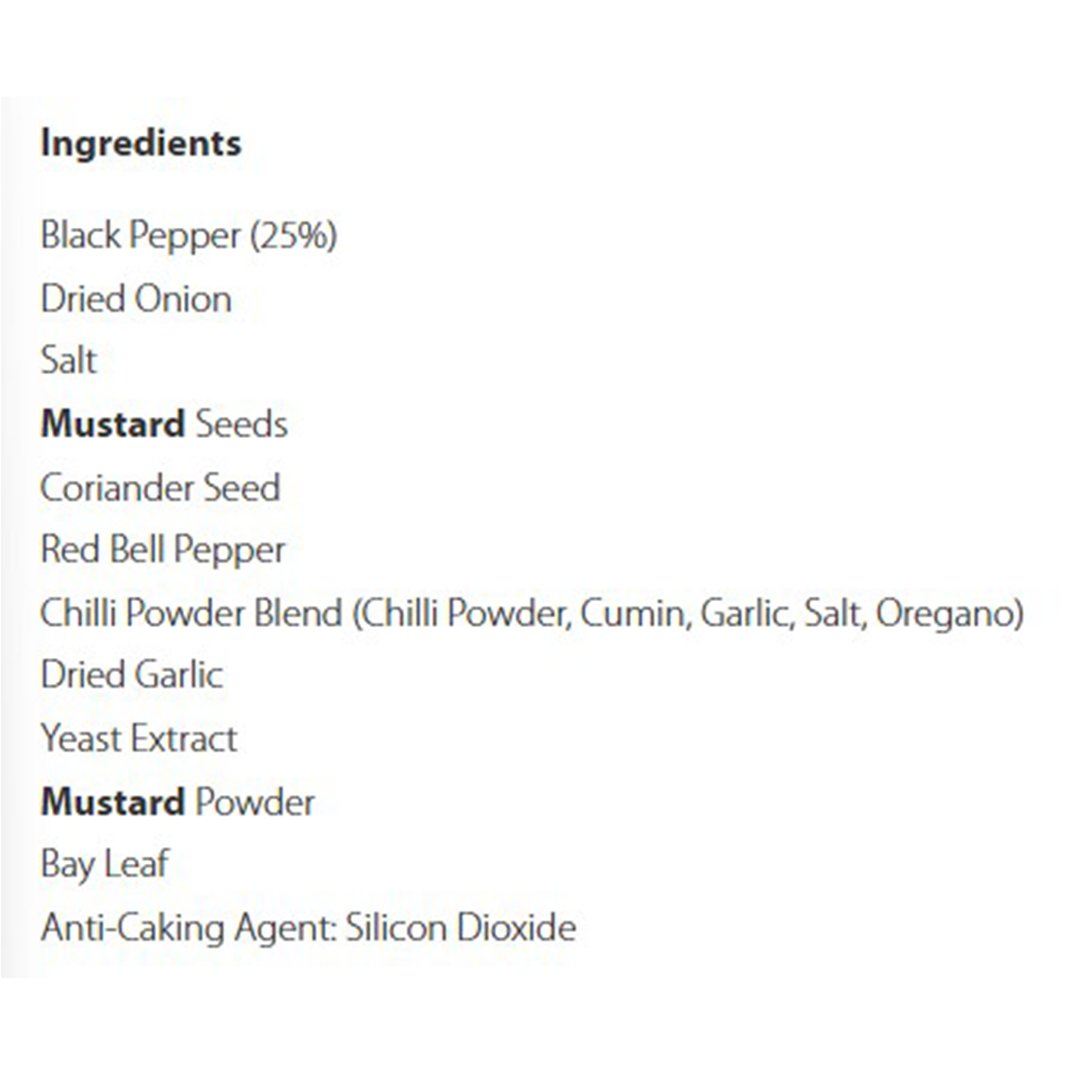 Sainsbury's Itc Steak Seasoning