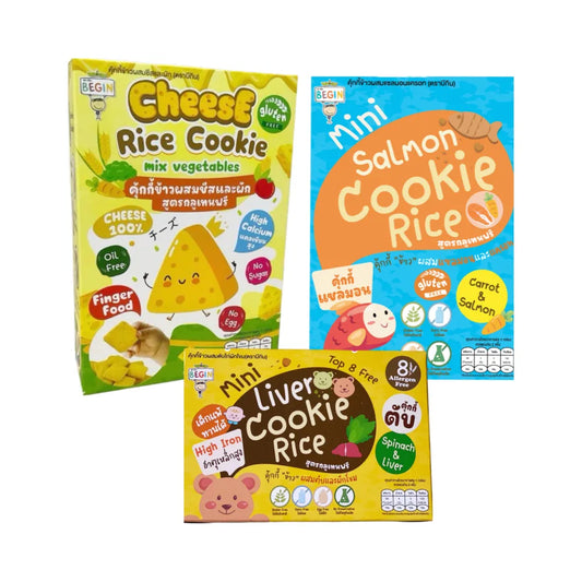 Begin Baby Gluten Free Rice Cookies No Wheat Flour