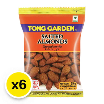 Tong Garden Salted Almonds 35g x6