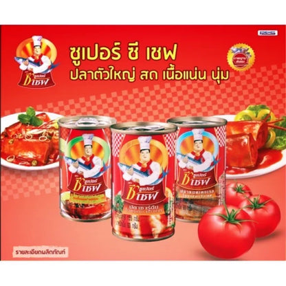 Super C Chef Sardines And Mackerel In Tomato Sauce 155g x20