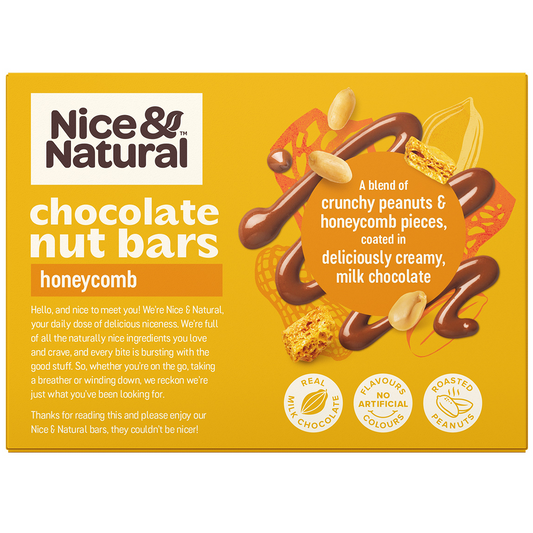 Nice & Natural Nut Bars Honeycomb