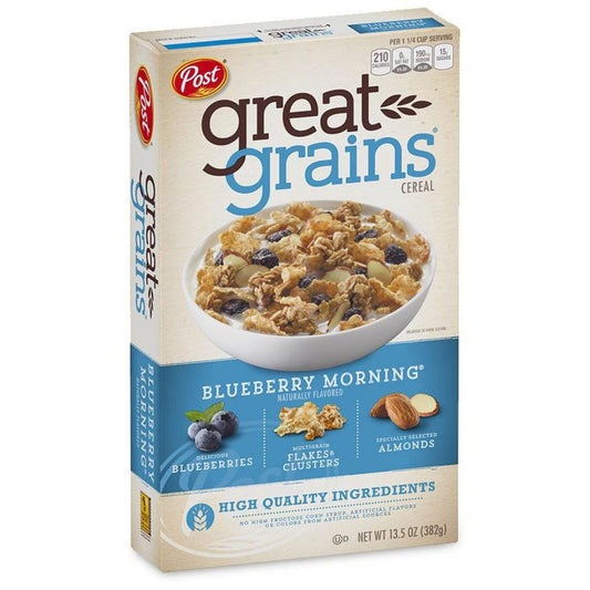 Post Great Grain Blueberry Morning 382g