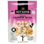 Koh-Kae roasted cashew nuts in confectionery snack packaging, showing shiny, roasted cashews inside a colorful bag.