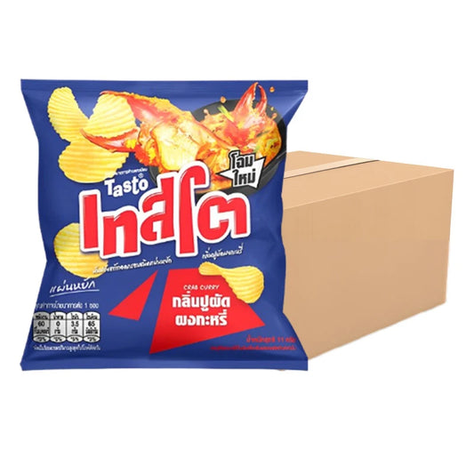 TASTO Crispy Potato Chips Crab Stir-fried With Curry Powder 11g
