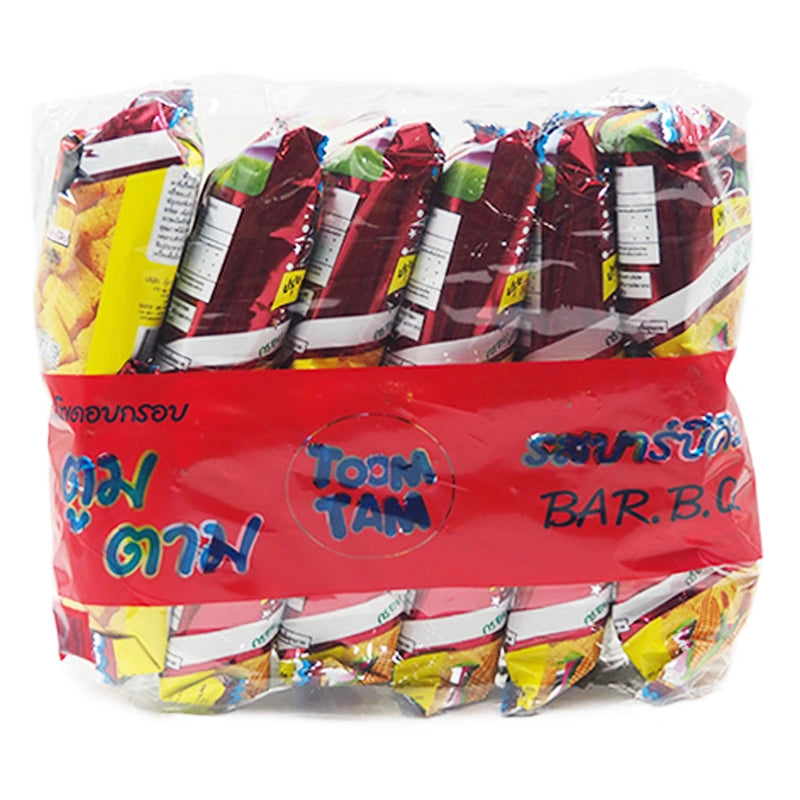 Toomtam Corn Extrude Snack Bbq 23g x12