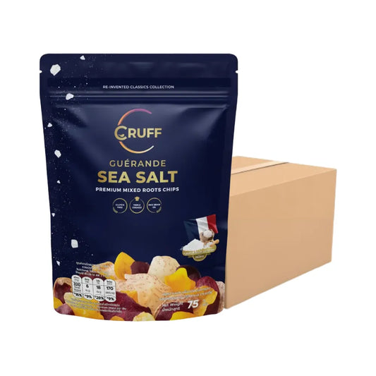 CRUFF Multi-colored Fried Crispy Potatoes Greyhonde Sea Salt