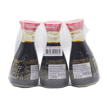 Kikkoman Soy Sauce 150ml x3