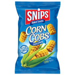 Snips Original Corn Cobs confectionery snacks with colorful candy-coated corn-shaped treats.